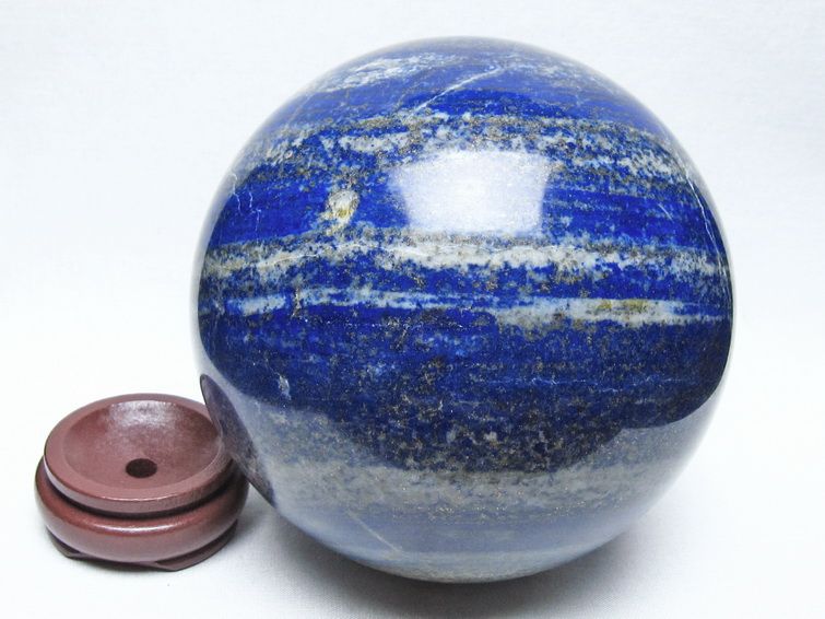 3.6Kg ラピスラズリ 丸玉 135mm スフィア 置物 一点物 161-991