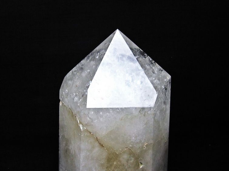 2.9Kg 水晶 六角柱 台座付属 ポイント 置物 原石 一点物 162-447