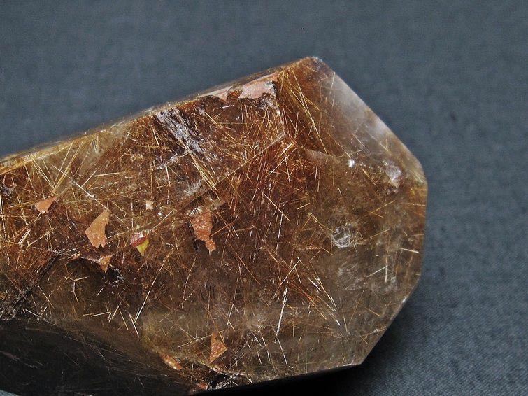 ルチルクォーツ入り 水晶 原石 ルチル 一点物 171-3703