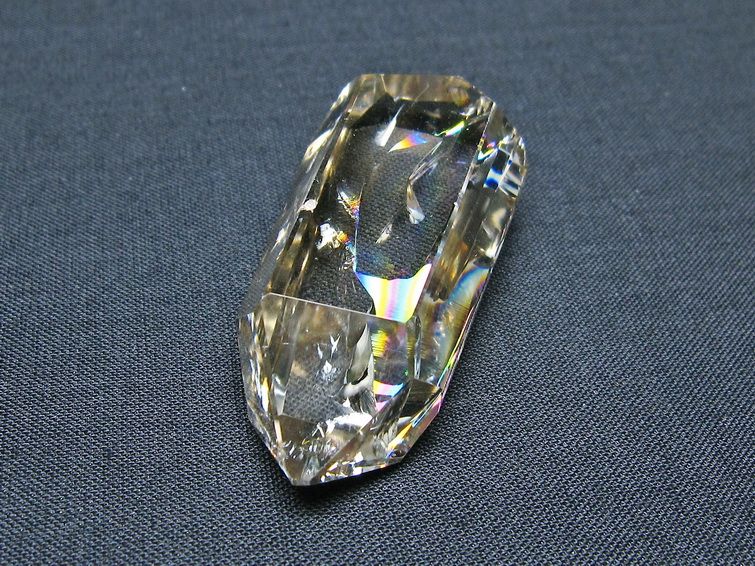 シトリンクォーツ 原石 虹入り アイリスクォーツ 一点物 171-5865