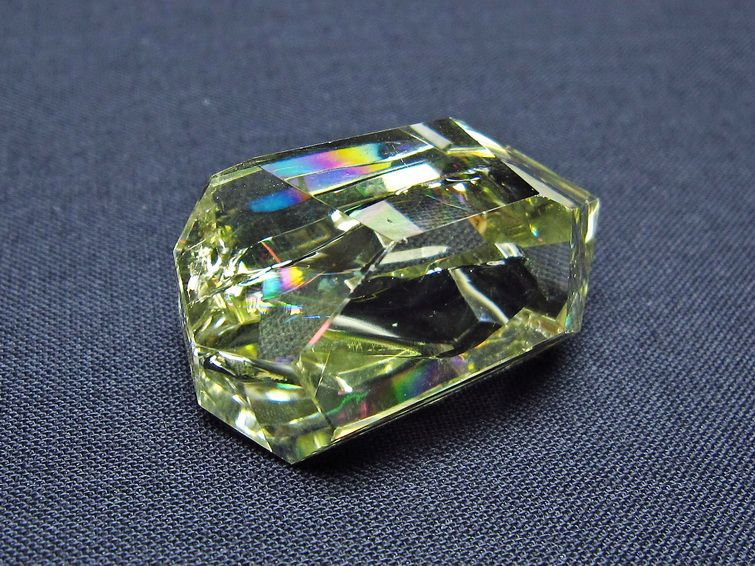 シトリンクォーツ 原石 虹入り アイリスクォーツ 一点物 171-5867