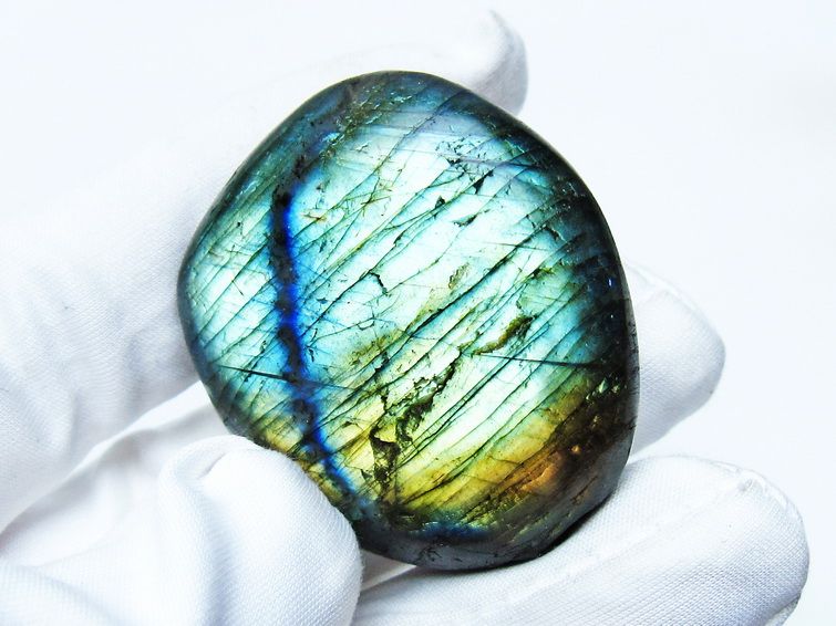 ラブラドライト 原石 タンブル 一点物 171-6194 【sold out】