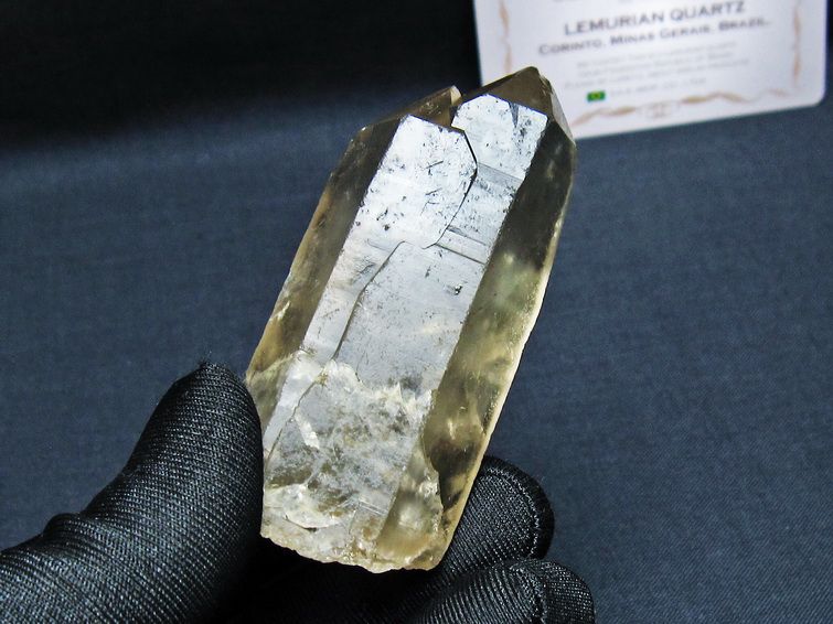 レムリアンシード スモーキークォーツ 原石 ブラジル ミナスジェライス州 コリント産 一点物 171-7354