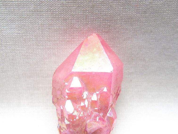 オーラクリスタル 原石 ローズピンク エレスチャル オーラ水晶 一点物 171-8592