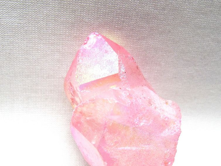 オーラクリスタル 原石 ローズピンク エレスチャル オーラ水晶 一点物 171-8593