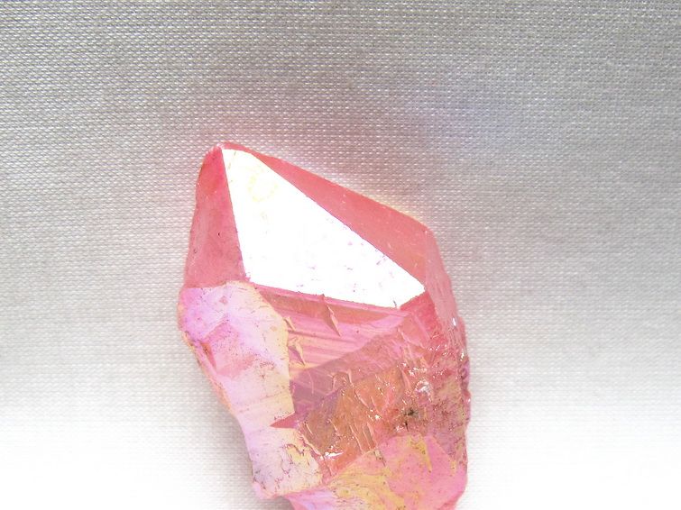 オーラクリスタル 原石 ローズピンク エレスチャル オーラ水晶 一点物 171-8597