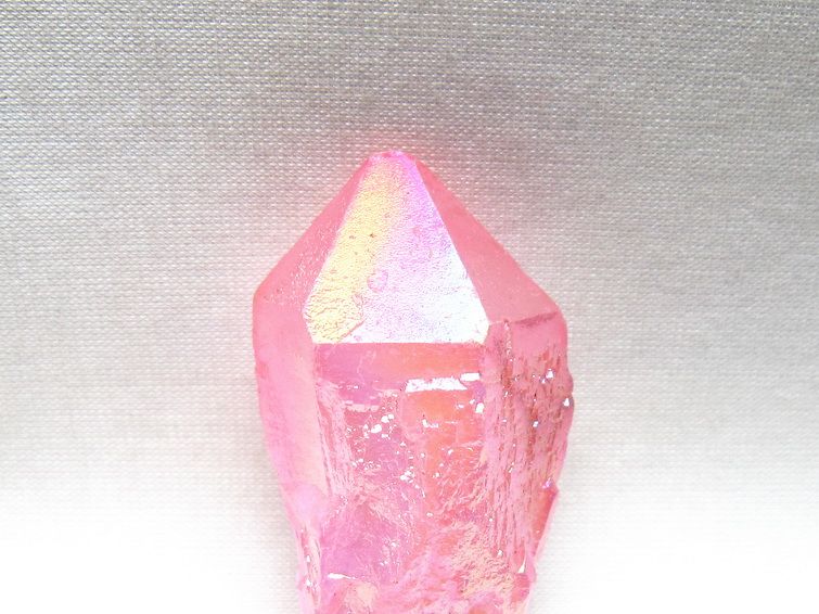 オーラクリスタル 原石 ローズピンク エレスチャル オーラ水晶 一点物 171-8599