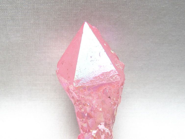 オーラクリスタル 原石 ローズピンク エレスチャル オーラ水晶 一点物 171-8607