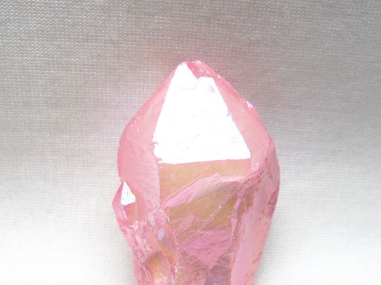 オーラクリスタル 原石 ローズピンク エレスチャル オーラ水晶 一点物 171-8614