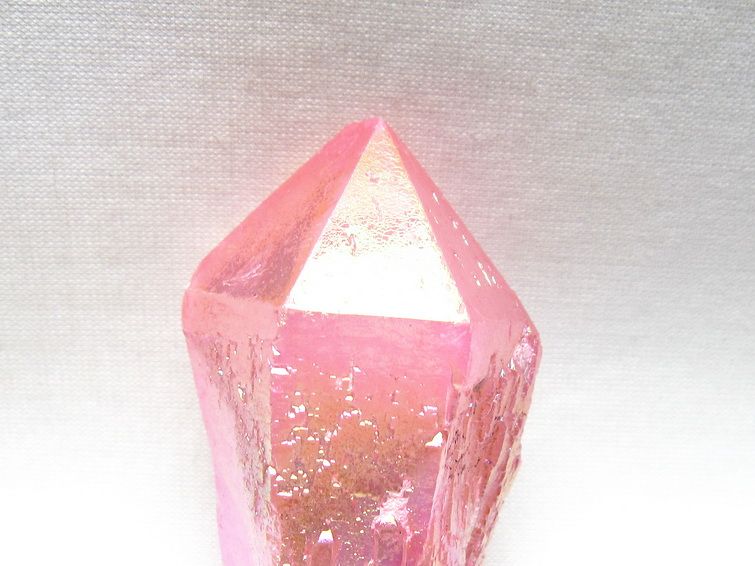 オーラクリスタル 原石 ローズピンク エレスチャル オーラ水晶 一点物 171-8615