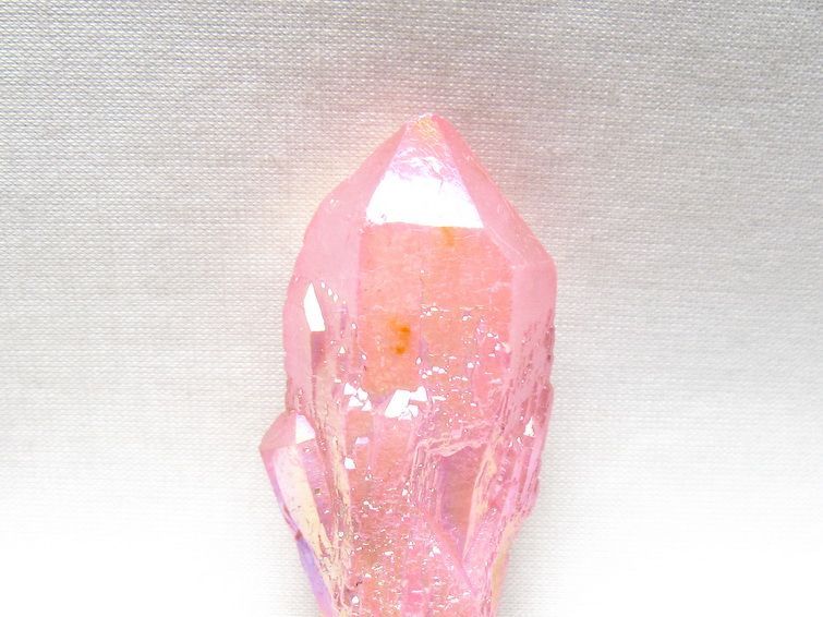 オーラクリスタル 原石 ローズピンク エレスチャル オーラ水晶 一点物 171-8616