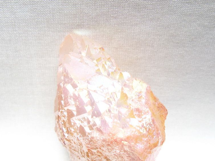 オーラクリスタル 原石 ローズピンク エレスチャル オーラ水晶 一点物 171-8640