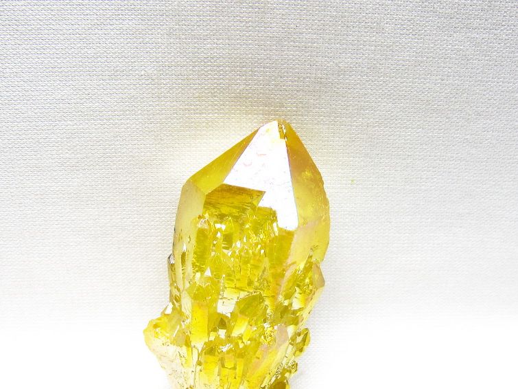 オーラクリスタル 原石 イエロー エレスチャル オーラ水晶 一点物 171-8652