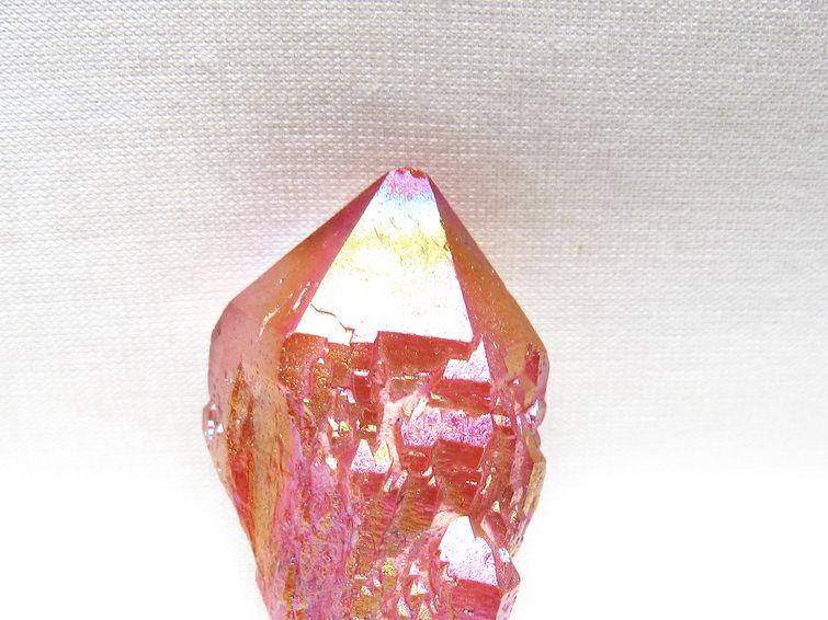 オーラクリスタル 原石 レッド エレスチャル オーラ水晶 一点物 171-8664