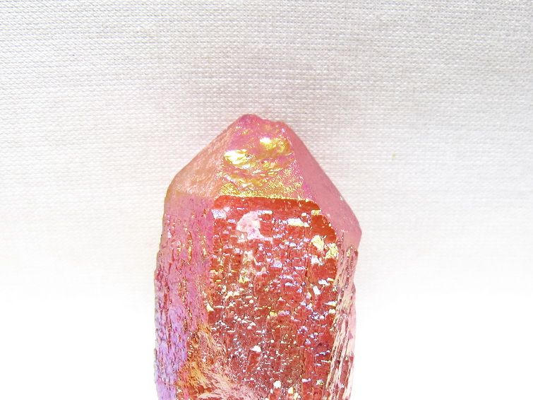 オーラクリスタル 原石 レッド エレスチャル オーラ水晶 一点物 171-8666