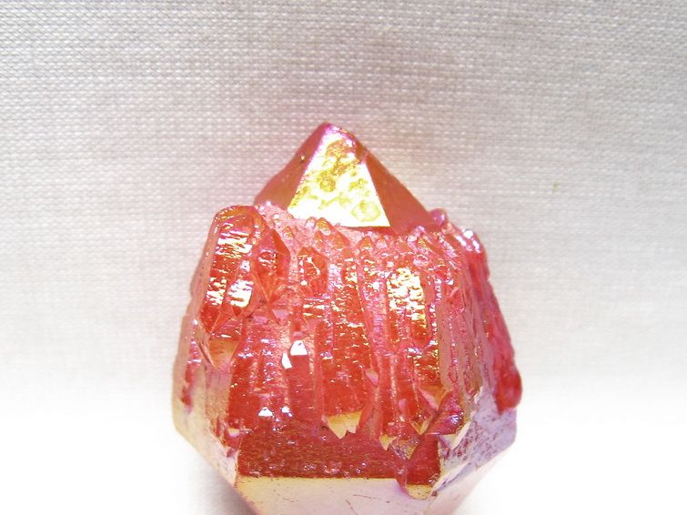 オーラクリスタル 原石 レッド エレスチャル オーラ水晶 一点物 171-8668
