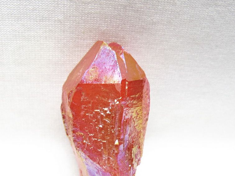 オーラクリスタル 原石 レッド エレスチャル オーラ水晶 一点物 171-8679