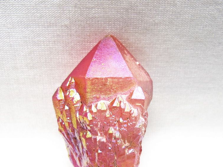 オーラクリスタル 原石 レッド エレスチャル オーラ水晶 一点物 171-8685