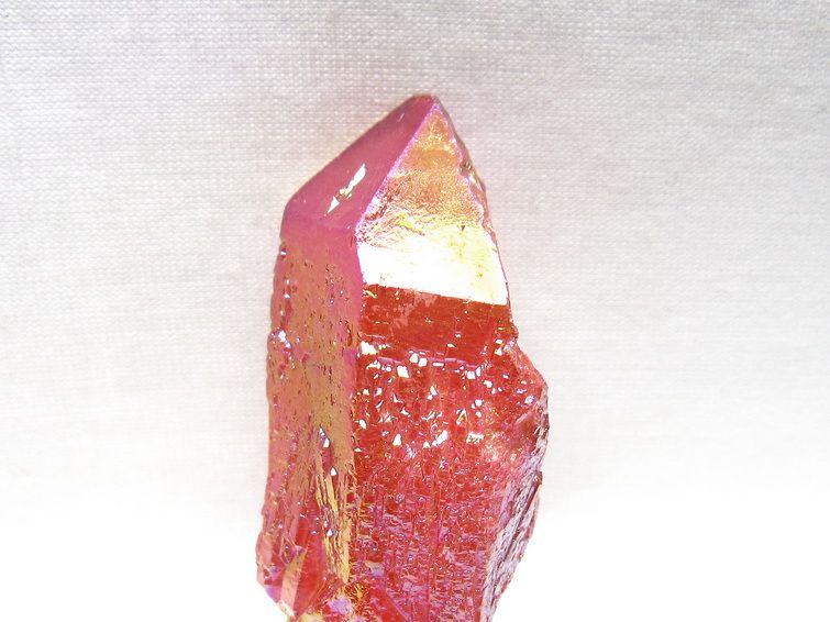 オーラクリスタル 原石 レッド エレスチャル オーラ水晶 一点物 171-8706