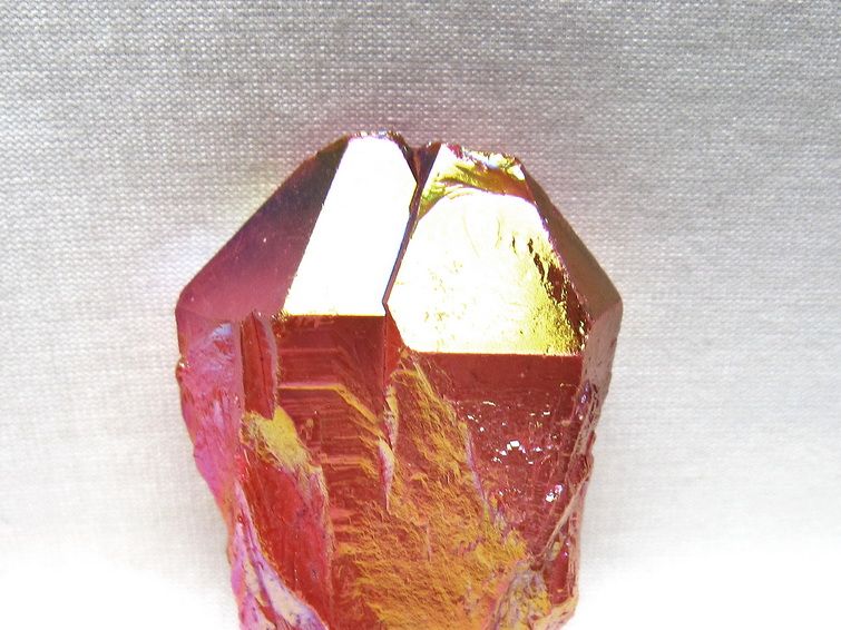 オーラクリスタル 原石 レッド エレスチャル オーラ水晶 一点物 171-8708