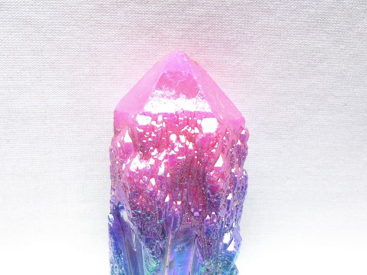 オーラクリスタル 原石 マルチカラー エレスチャル オーラ水晶 一点物 171-8730