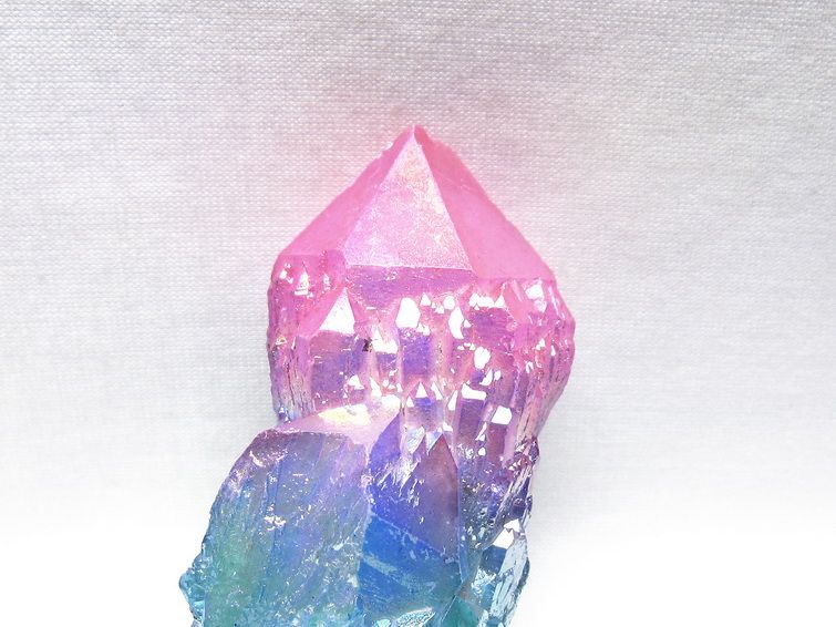 オーラクリスタル 原石 マルチカラー エレスチャル オーラ水晶 一点物 171-8731