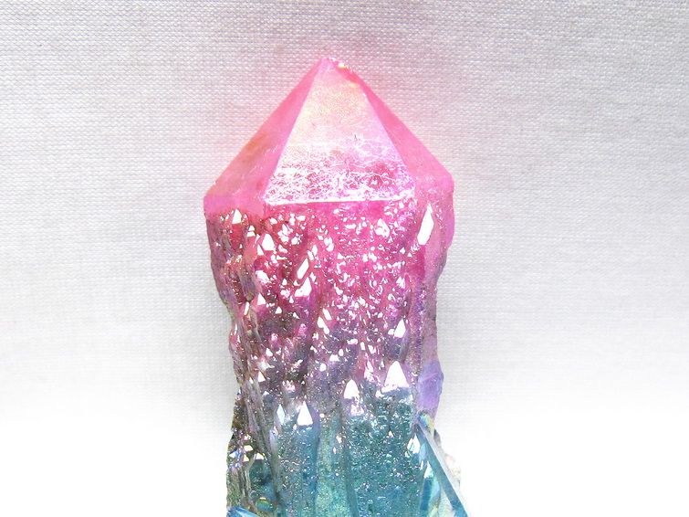オーラクリスタル 原石 マルチカラー エレスチャル オーラ水晶 一点物 171-8734