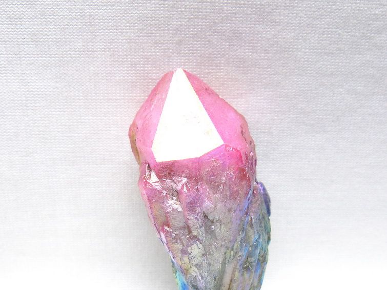 オーラクリスタル 原石 マルチカラー エレスチャル オーラ水晶 一点物 171-8744