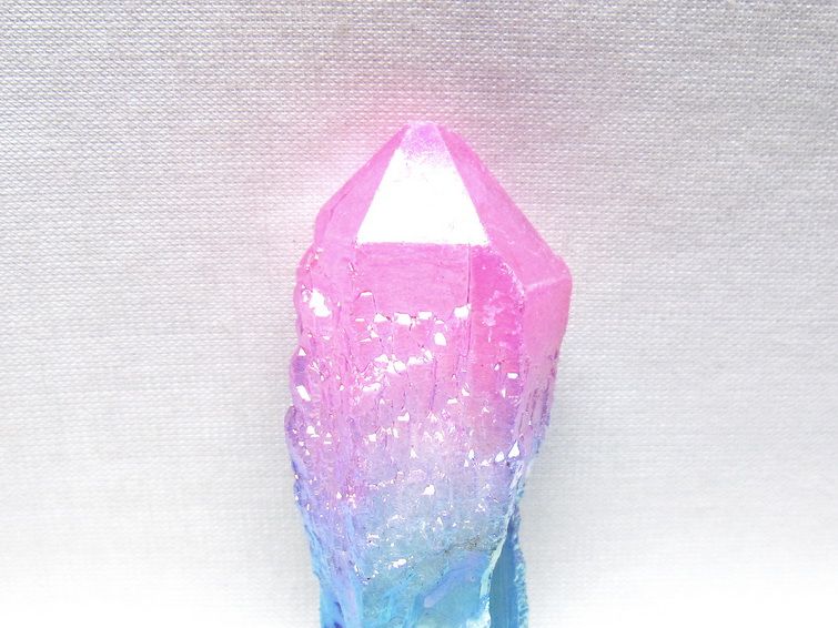 オーラクリスタル 原石 マルチカラー エレスチャル オーラ水晶 一点物 171-8745