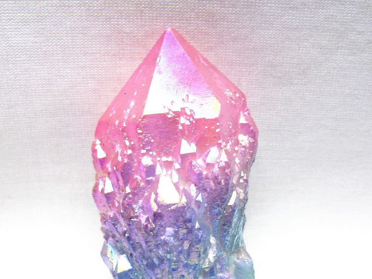 オーラクリスタル 原石 マルチカラー エレスチャル オーラ水晶 一点物 171-8750