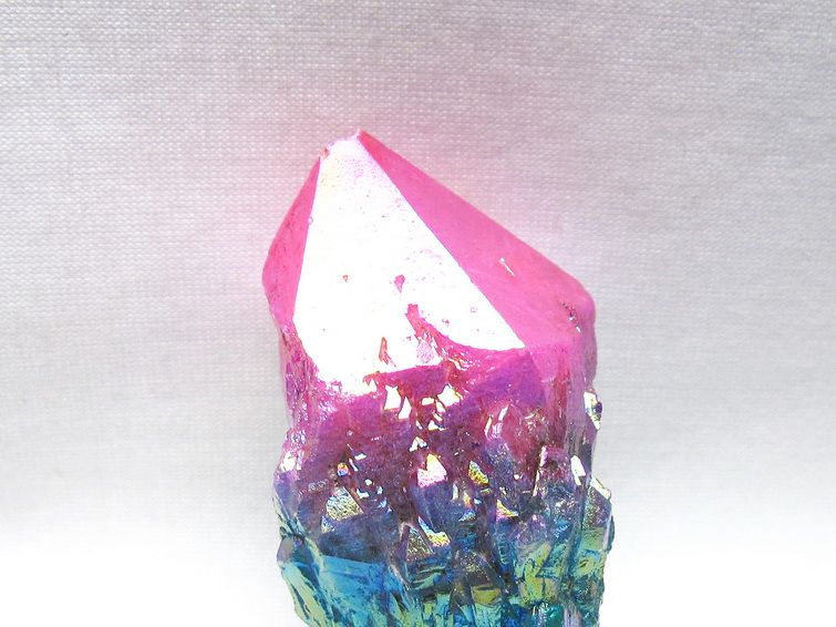 オーラクリスタル 原石 マルチカラー エレスチャル オーラ水晶 一点物 171-8751