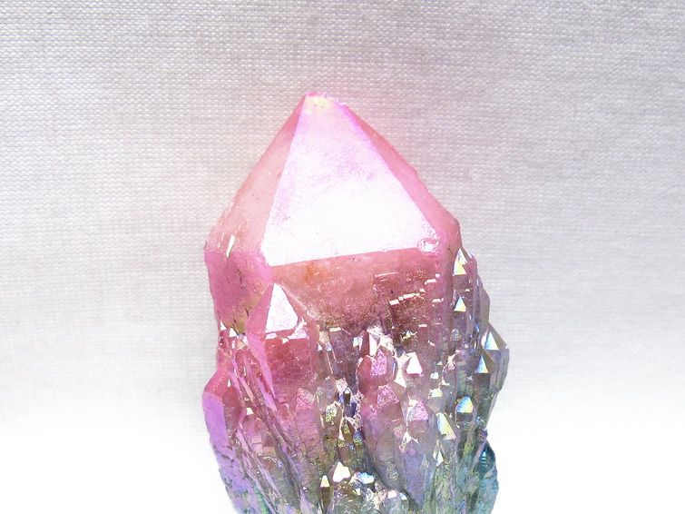オーラクリスタル 原石 マルチカラー エレスチャル オーラ水晶 一点物 171-8752
