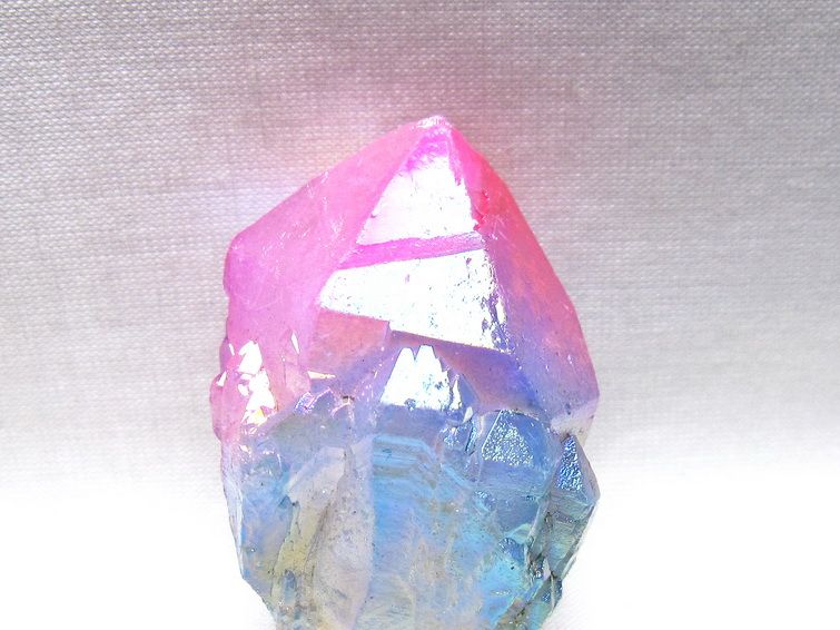 オーラクリスタル 原石 マルチカラー エレスチャル オーラ水晶 一点物 171-8767