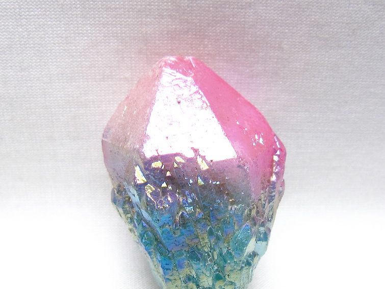 オーラクリスタル 原石 マルチカラー エレスチャル オーラ水晶 一点物 171-8768