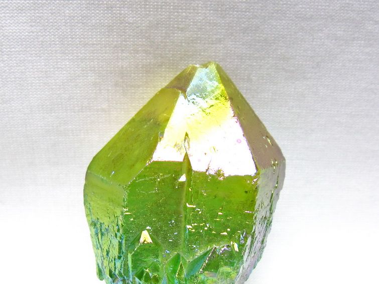オーラクリスタル 原石 マルチカラー エレスチャル オーラ水晶 一点物 171-8770