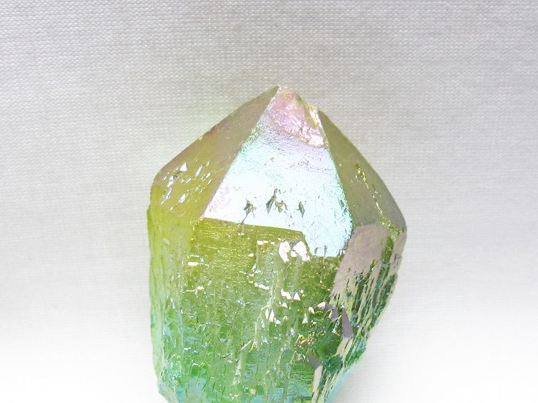 オーラクリスタル 原石 マルチカラー エレスチャル オーラ水晶 一点物 171-8776
