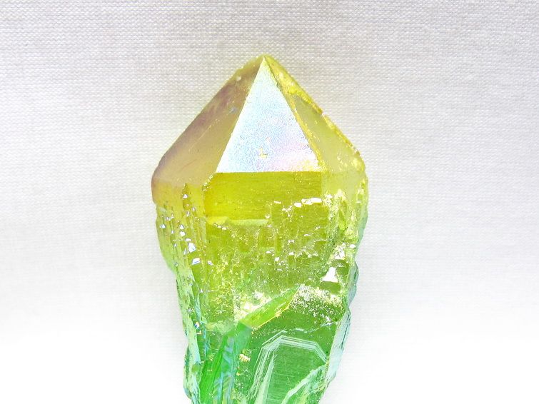 オーラクリスタル 原石 マルチカラー エレスチャル オーラ水晶 一点物 171-8779