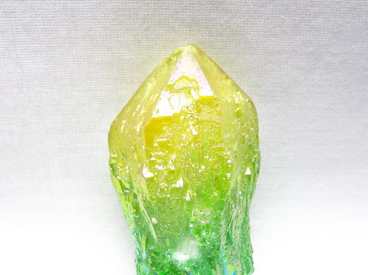 オーラクリスタル 原石 マルチカラー エレスチャル オーラ水晶 一点物 171-8781