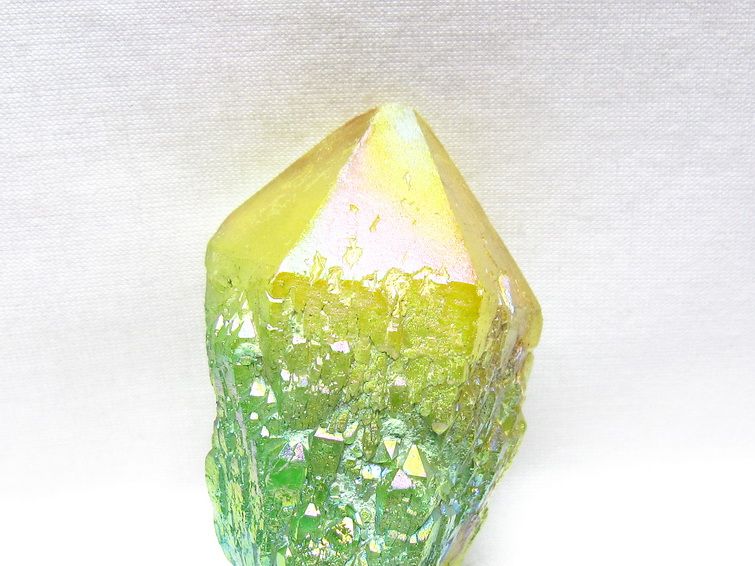 オーラクリスタル 原石 マルチカラー エレスチャル オーラ水晶 一点物 171-8794
