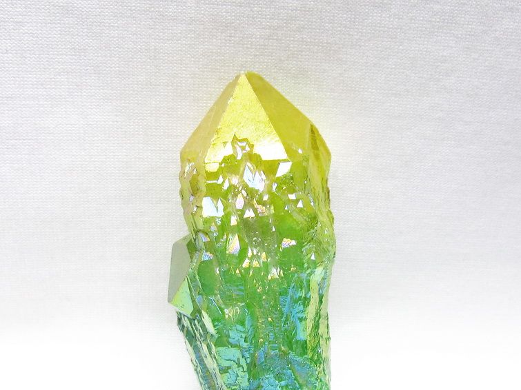 オーラクリスタル 原石 マルチカラー エレスチャル オーラ水晶 一点物 171-8796