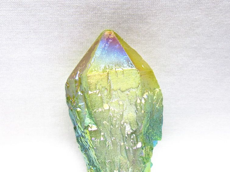 オーラクリスタル 原石 マルチカラー エレスチャル オーラ水晶 一点物 171-8798