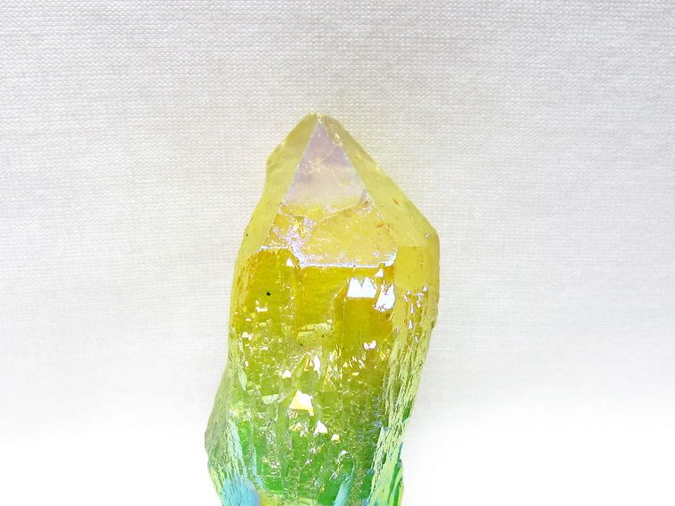 オーラクリスタル 原石 マルチカラー エレスチャル オーラ水晶 一点物 171-8799
