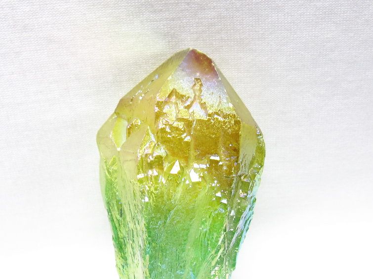 オーラクリスタル 原石 マルチカラー エレスチャル オーラ水晶 一点物 171-8802
