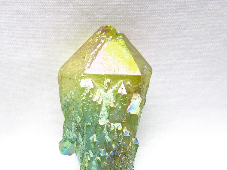 オーラクリスタル 原石 マルチカラー エレスチャル オーラ水晶 一点物 171-8803