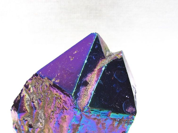 オーラクリスタル 原石 レインボーブルー エレスチャル オーラ水晶 一点物 171-8821