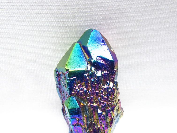 オーラクリスタル 原石 レインボーブルー エレスチャル オーラ水晶 一点物 171-8830