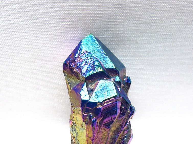 オーラクリスタル 原石 レインボーブルー エレスチャル オーラ水晶 一点物 171-8838