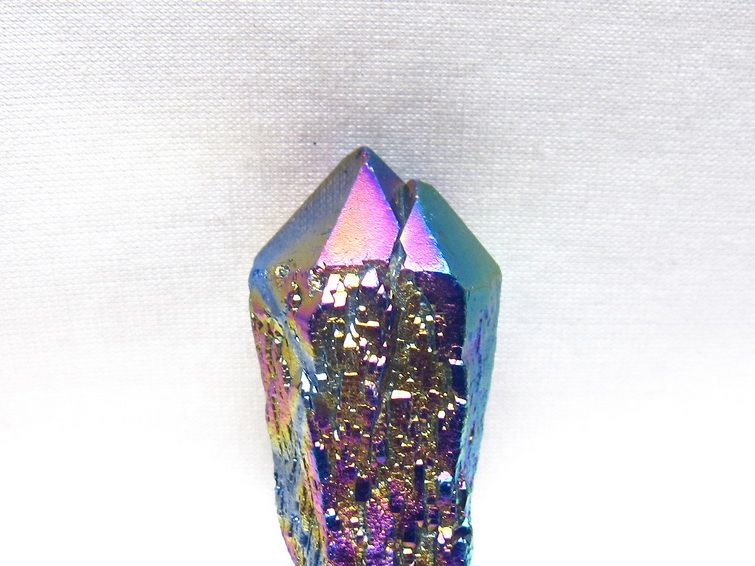 オーラクリスタル 原石 レインボーブルー エレスチャル オーラ水晶 一点物 171-8840