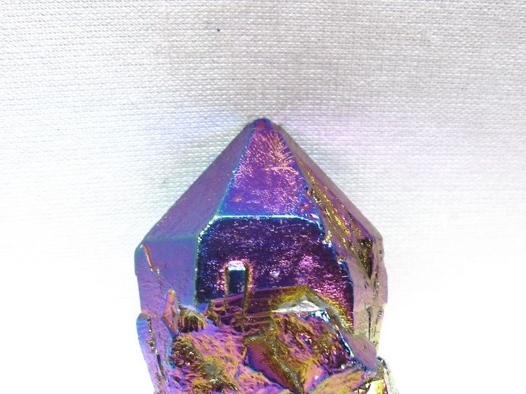 オーラクリスタル 原石 レインボーブルー エレスチャル オーラ水晶 一点物 171-8846