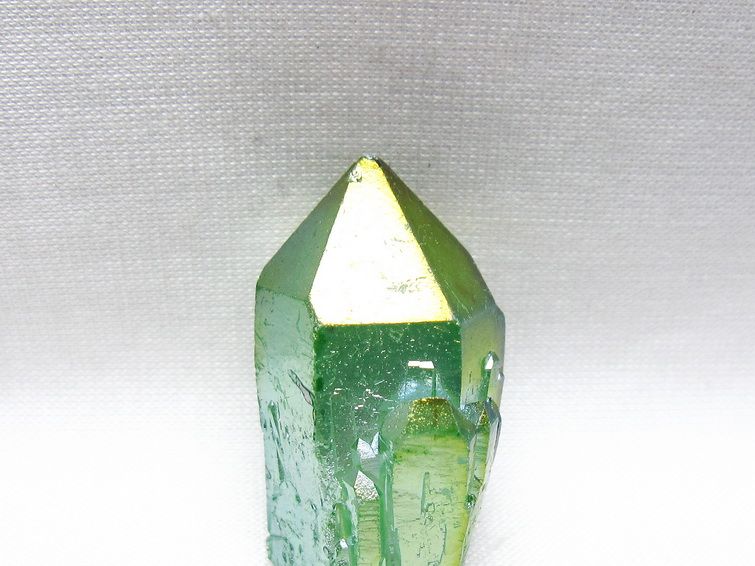 オーラクリスタル 原石 グリーン エレスチャル オーラ水晶 一点物 171-8857